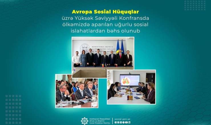 Beynəlxalq konfransda ölkəmizin sosial islahatlarından bəhs olunub -  Fotolar