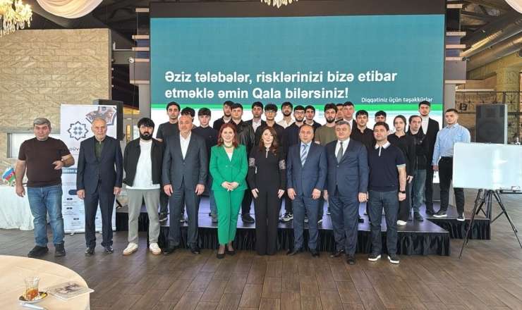 “Güvənlə sığortalı gələcəyə doğru” – Tələbələr üçün maarifləndirici tədbir keçirildi - FOTO 