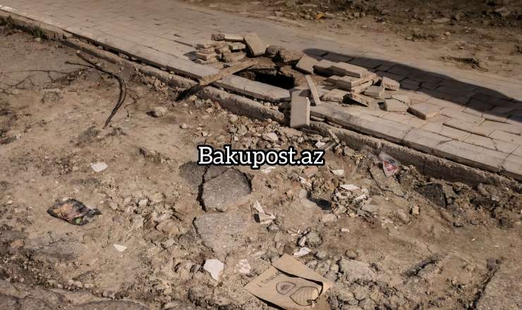 Sumqayıtda yolu qazdılar, təmir etməyi unutdular  – Aylardır işgəncəyə çevrilib - VİDEO/FOTO