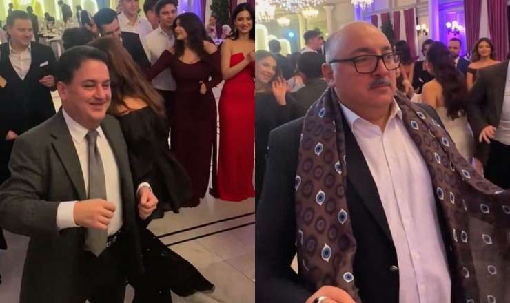 Murad Dadaşovla Bəhram Bağırzadənin rəqsi gündəm oldu - VİDEO