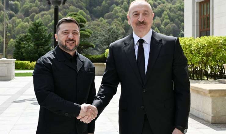 Zelenski Qəbələdə: Əliyevlə təkbətək görüş keçirilir - VİDEO - YENİLƏNDİ