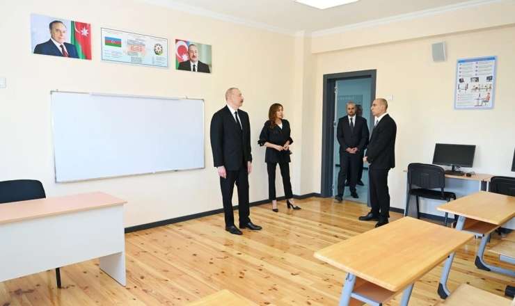 İlham Əliyev Cəbrayıl rayonunun Şükürbəyli kəndinin açılışında iştirak etdi - FOTO 