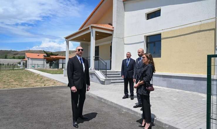 Prezident və xanımı Şükürbəylidə - FOTO 