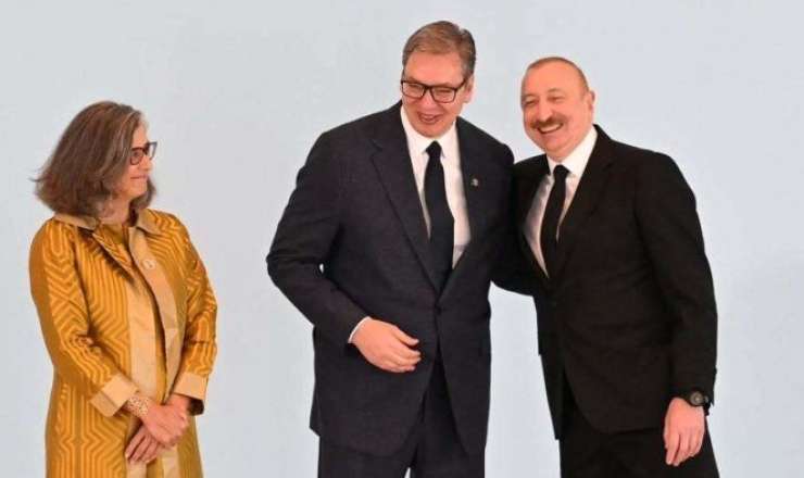 İlham Əliyevin Vuçiçlə səmimi FOTOLARI 