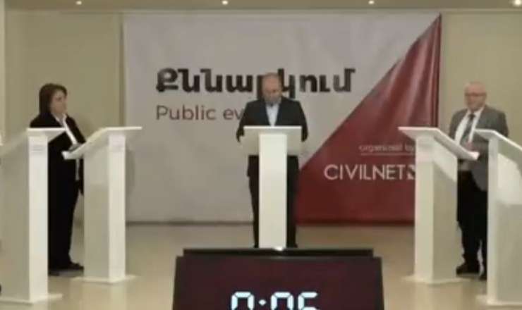 Ermənistanda seçki debatında 104 dəfə “Azərbaycan” və “Əliyev” deyildi  - VİDEO