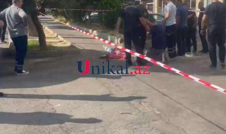 Bakıda kişi keçmiş arvadını küçədə güllələyib öldürdü - VİDEO