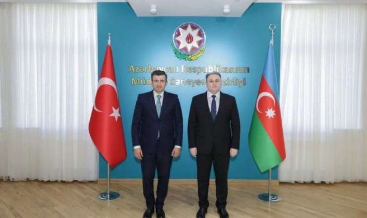 Səlcuq Bayraktar Bakıda Müdafiə Sənayesi naziri ilə GÖRÜŞDÜ - FOTO 