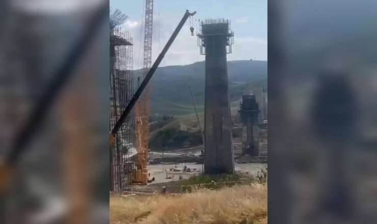 Azərbaycanın ən hündür asma körpüsündən  GÖRÜNTÜLƏR