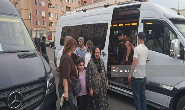 Xankəndiyə növbəti köç karvanı yola salınıb - FOTO