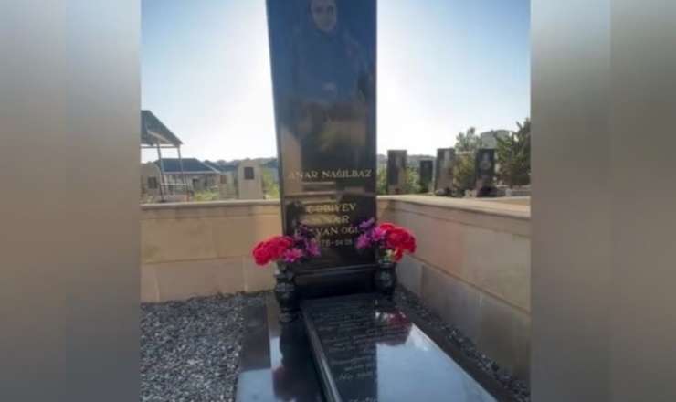 Anar Nağılbazın oğlu atasının məzarından paylaşım etdi -  VİDEO