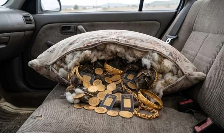 Yastığın içindən 1 kiloqram qızıl çıxdı 