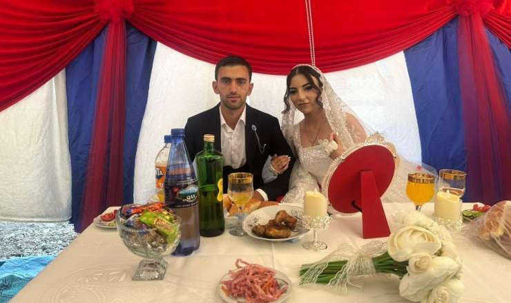 Xocalıda çadır toyu  – FOTO