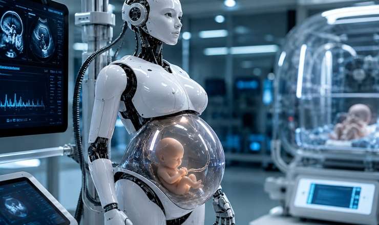 Çində “hamilə robot” hazırlanır: Gələcəkdə uşaqları robotlar daşıya bilər? 