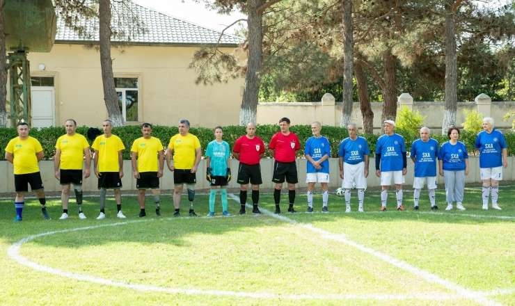 Ahıllarla müharibə ilə əlaqədar əlilliyi olan şəxslər arasında futbol yarışı keçirildi 