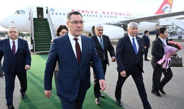 Qırğızıstan Prezidenti Azərbaycana gəldi –  FOTO