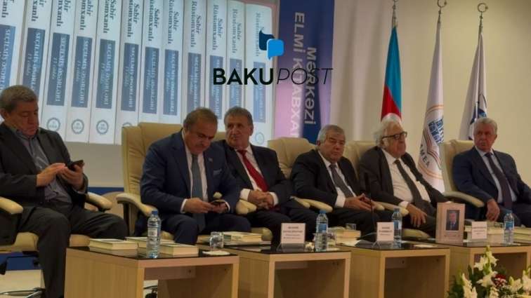 Sabir Rüstəmxanlının "Seçilmiş əsərləri" təqdim olundu - FOTOLAR 