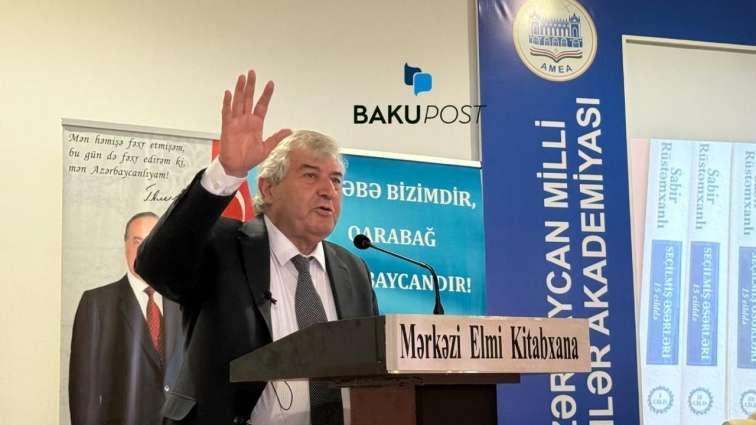 Sabir Rüstəmxanlının "Seçilmiş əsərləri" təqdim olundu - FOTOLAR 